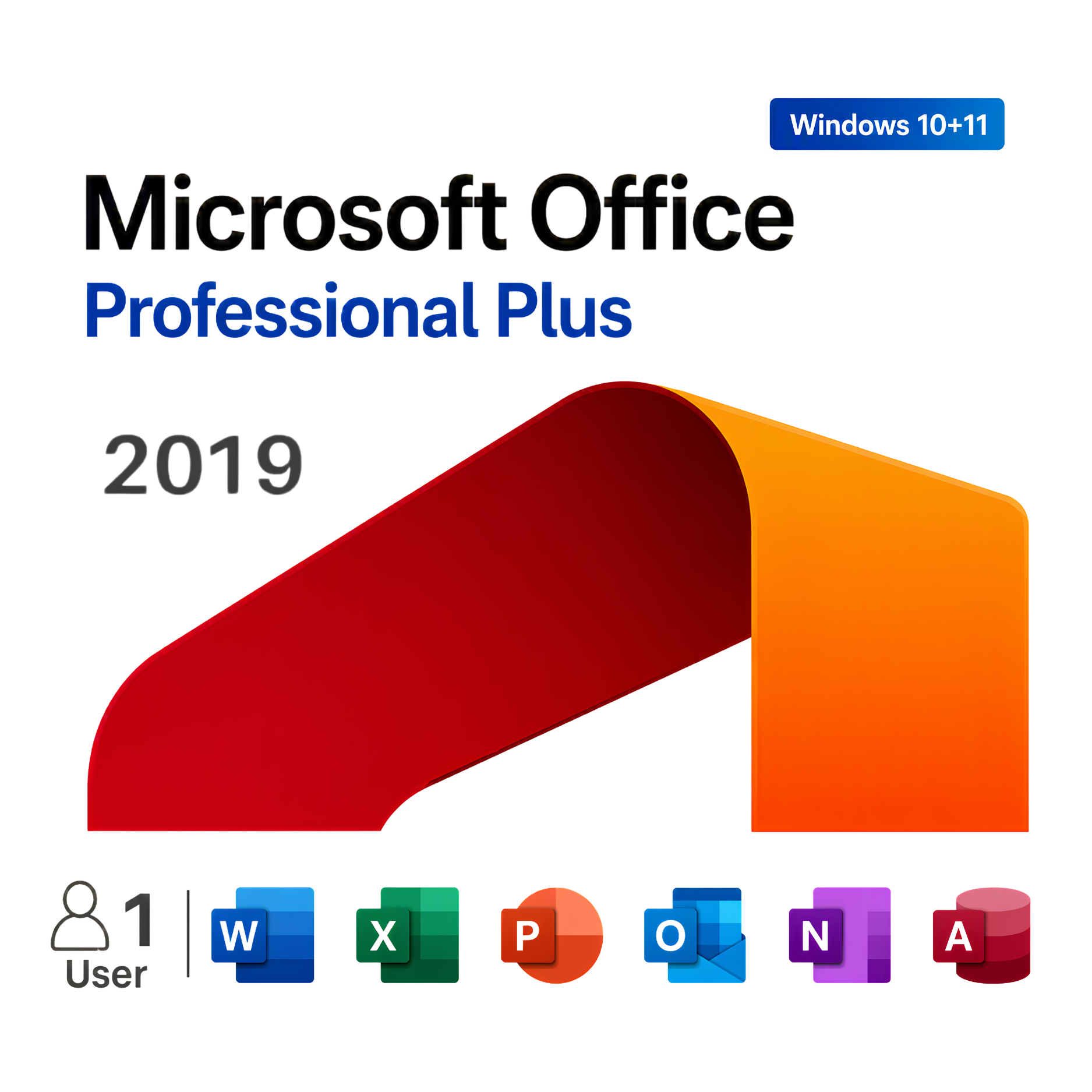Microsoft Office 2019 Professional Plus licencia de por vida para PC Windows
