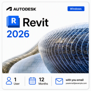 Revit 2026 12 Meses Licencia digital EDU Personal (Producto Original)