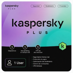Kaspersky Plus 12 Meses licencia digital para 1 dispositivo PC
