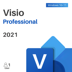 Microsoft Visio 2021 Professional licencia de por vida para PC Windows