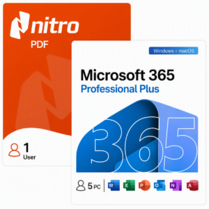 Microsoft 365 Professional Plus Nitro 10 Pro licencias digitales