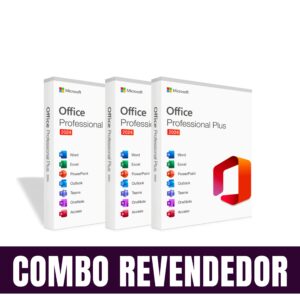 3 Licencias Microsoft Office 2024 Professional Plus (DIigital) Permanente