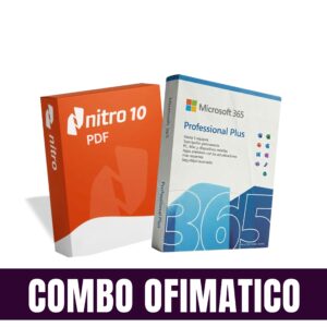 (COMBO) Microsoft 365 Professional Plus & Nitro 10 Pro (Licencias Digitales Permanentes)