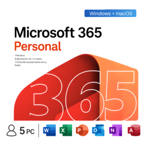 Caja de Microsoft 365 Personal original.