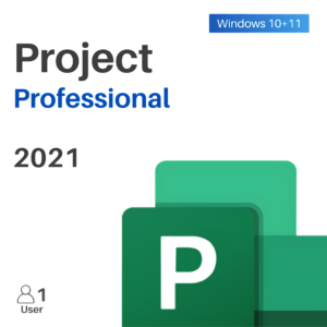Microsoft Project 2021 Professional licencia de por vida para PC Windows