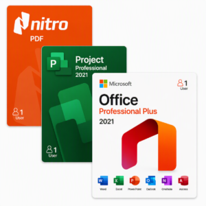 Nitro Pro 10 Microsoft Project 2021 Office 2021 licencias de por vida