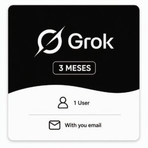 SuperGrok 3 Meses | Cuenta 1 Usuario + Con Tu Correo